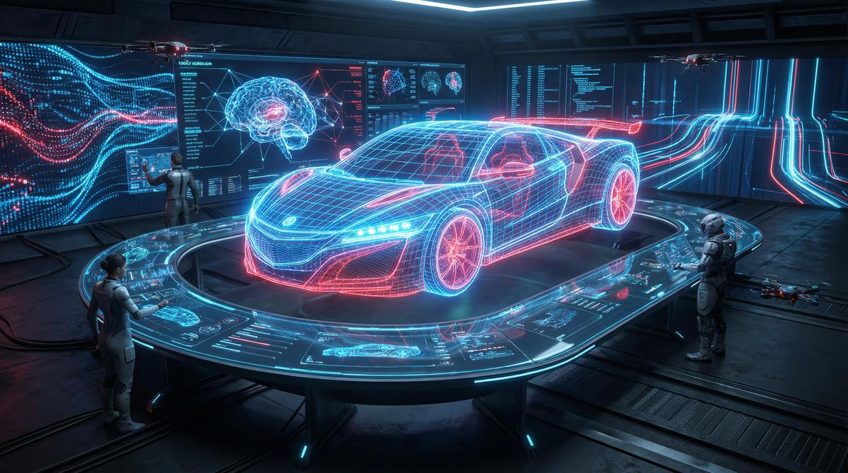 黑料AI汽车改装设计